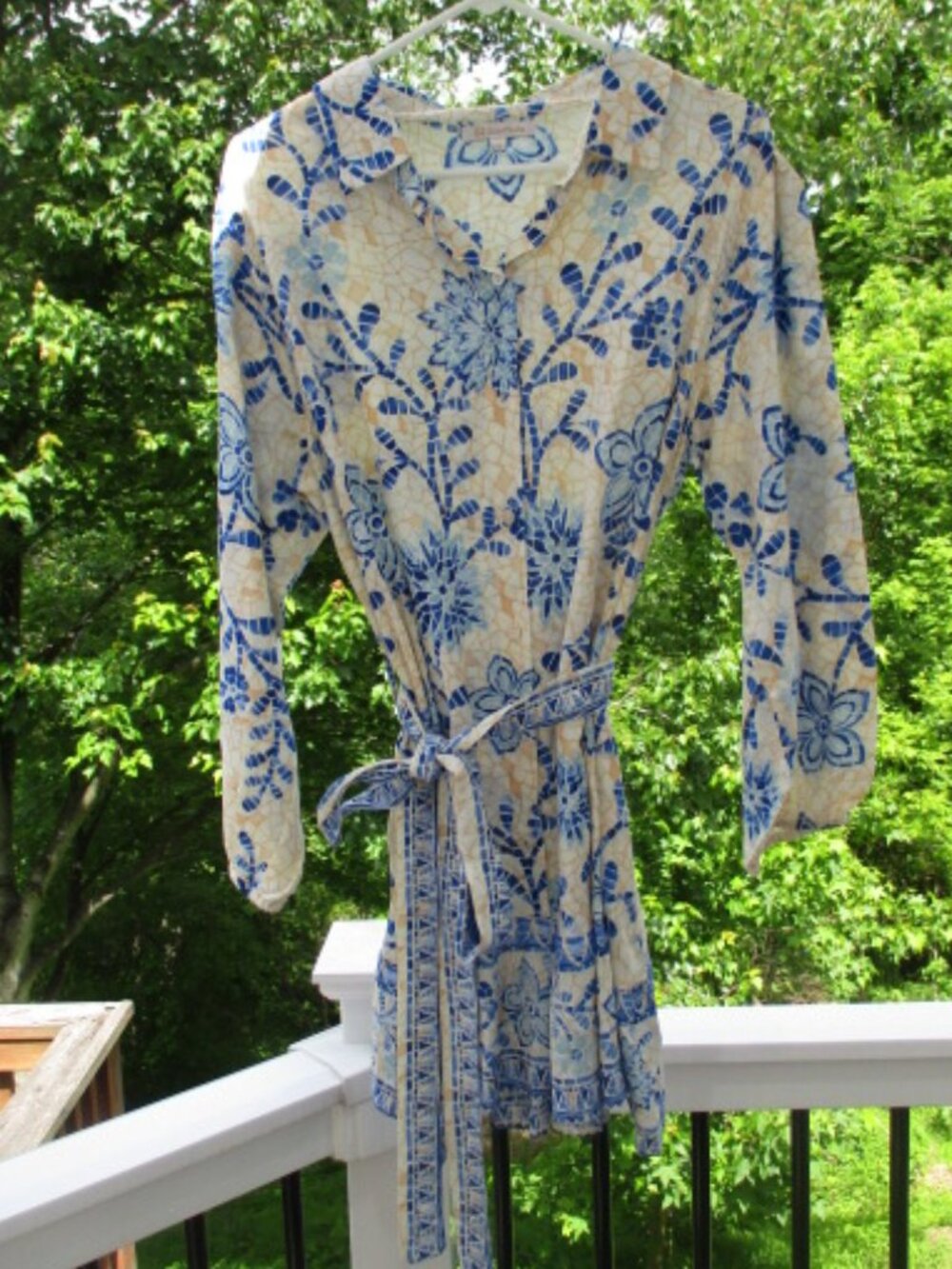St Barths Caribbean Club Moda Floral Mini Dress in Ladies Large/XL NWithout tags